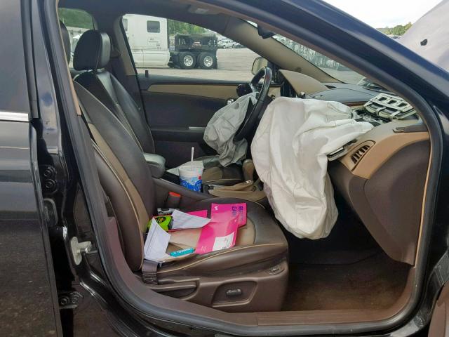 1G1ZK577684245867 - 2008 CHEVROLET MALIBU LTZ შავი ფოტო 5