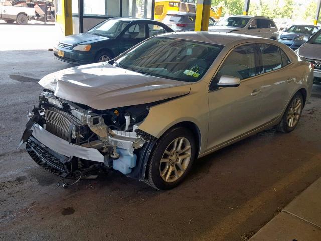 1G11D5RR3DF101195 - 2013 CHEVROLET MALIBU 1LT 灰色 照片 2