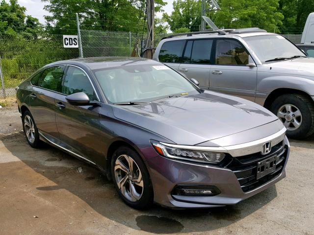 1HGCV1F59JA093296 - 2018 HONDA ACCORD EXL GRAY photo 1