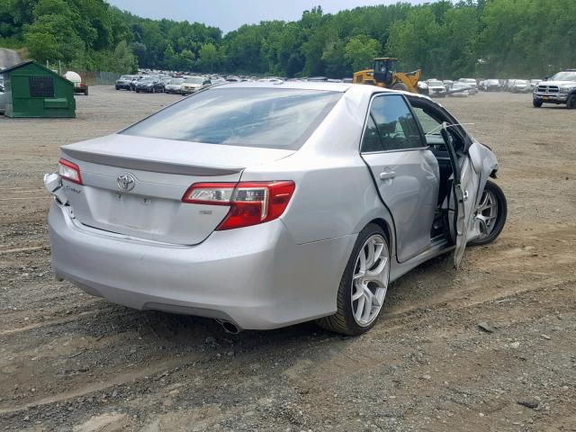 4T1BF1FKXCU107622 - 2012 TOYOTA CAMRY BASE SILVER photo 4