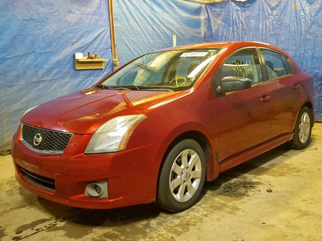 3N1AB6AP6AL704644 - 2010 NISSAN SENTRA 2.0 RED photo 2