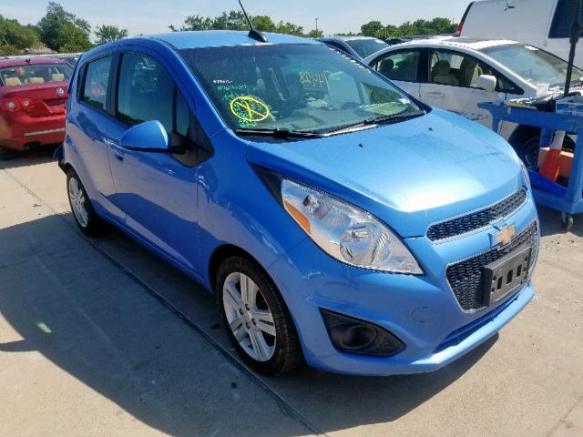 KL8CD6S96FC776620 - 2015 CHEVROLET SPARK 1LT BLUE photo 1