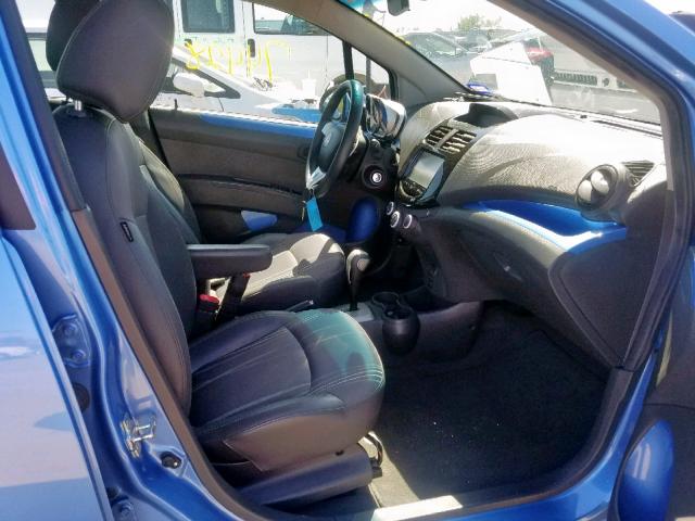 KL8CD6S96FC776620 - 2015 CHEVROLET SPARK 1LT BLUE photo 5