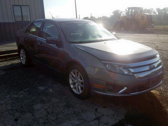 3FAHP0JG1AR313673 - 2010 FORD FUSION SEL GRAY photo 1