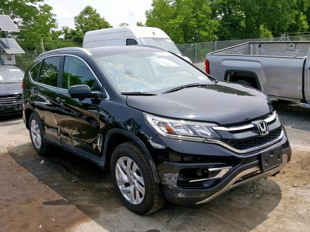 2HKRM4H77GH693800 - 2016 HONDA CR-V EXL BLACK photo 1