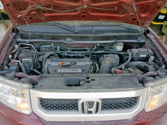 5J6YH2H73BL003088 - 2011 HONDA ELEMENT EX MAROON photo 7