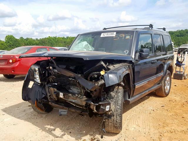 1J8HH582X8C185921 - 2008 JEEP COMMANDER 黑色 照片 2