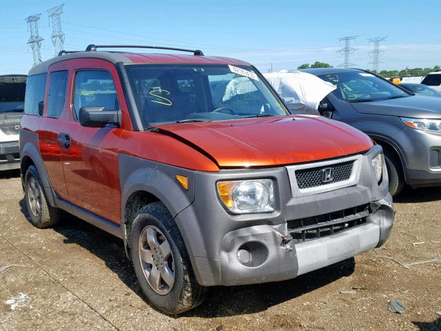 5J6YH28543L041266 - 2003 HONDA ELEMENT EX ORANGE photo 1