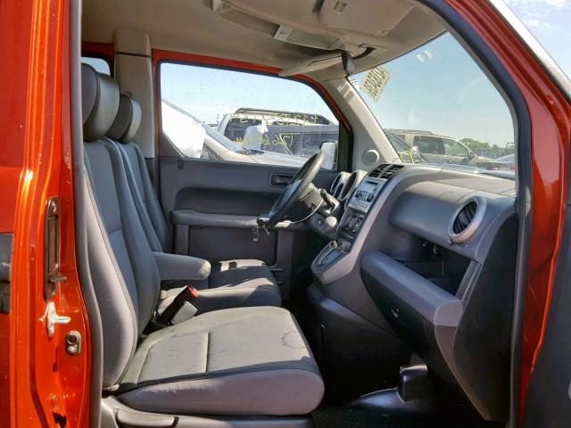 5J6YH28543L041266 - 2003 HONDA ELEMENT EX ORANGE photo 5