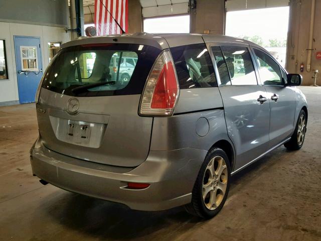 JM1CR2WL8A0377886 - 2010 MAZDA 5 SILVER photo 4