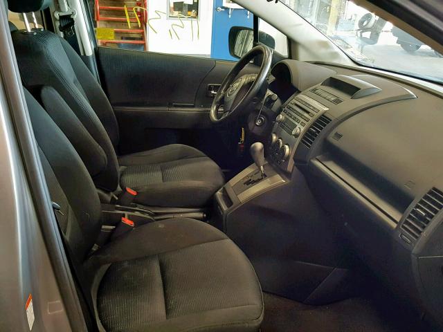 JM1CR2WL8A0377886 - 2010 MAZDA 5 SILVER photo 5