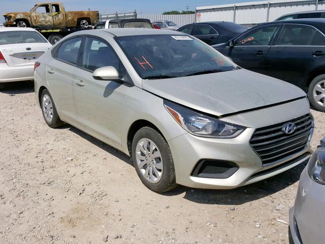 3KPC24A37JE021279 - 2018 HYUNDAI ACCENT SE TAN photo 1