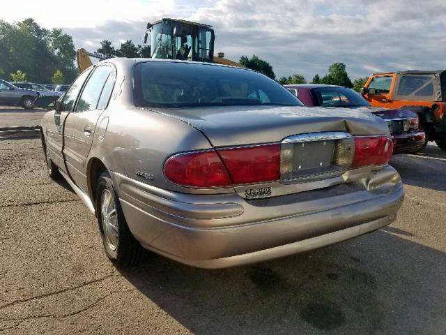 1G4HP54K824185526 - 2002 BUICK LESABRE CU BEIGE photo 3