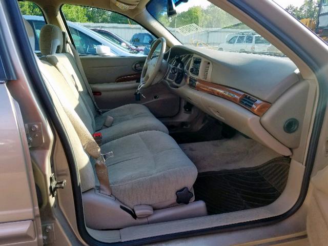 1G4HP54K824185526 - 2002 BUICK LESABRE CU BEIGE photo 5