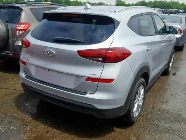 KM8J3CA4XKU935306 - 2019 HYUNDAI TUCSON LIM SILVER photo 4