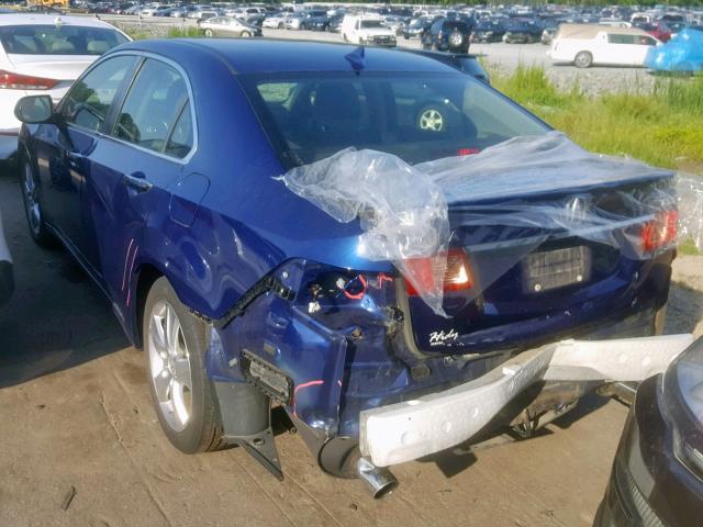 JH4CU2F69CC028826 - 2012 ACURA TSX TECH BLUE photo 3