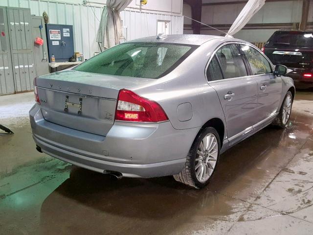 YV1902AH0B1145084 - 2011 VOLVO S80 T6 SILVER photo 4