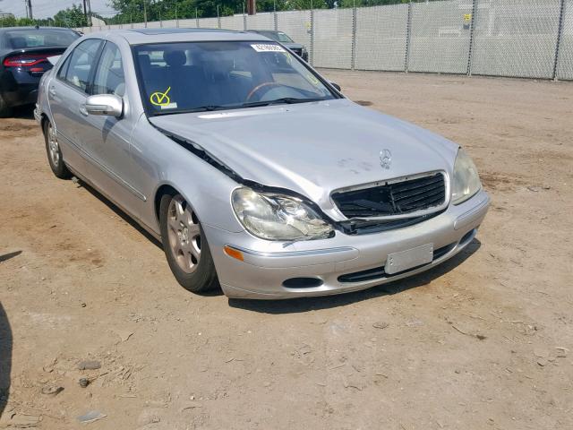 WDBNG70J61A173356 - 2001 MERCEDES-BENZ S 430 SILVER photo 1