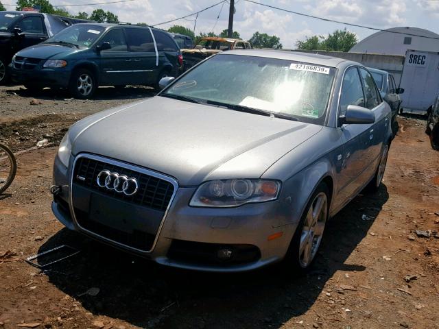 WAUDH78EX8A056775 - 2008 AUDI A4 3.2 QUA SILVER photo 2