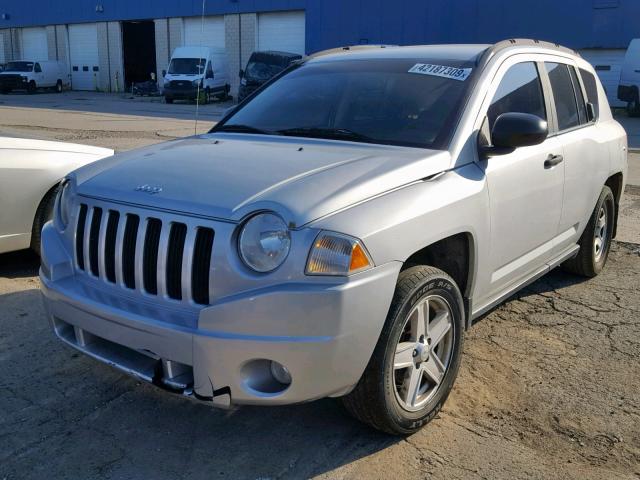 1J8FF47W77D251619 - 2007 JEEP COMPASS SILVER photo 2