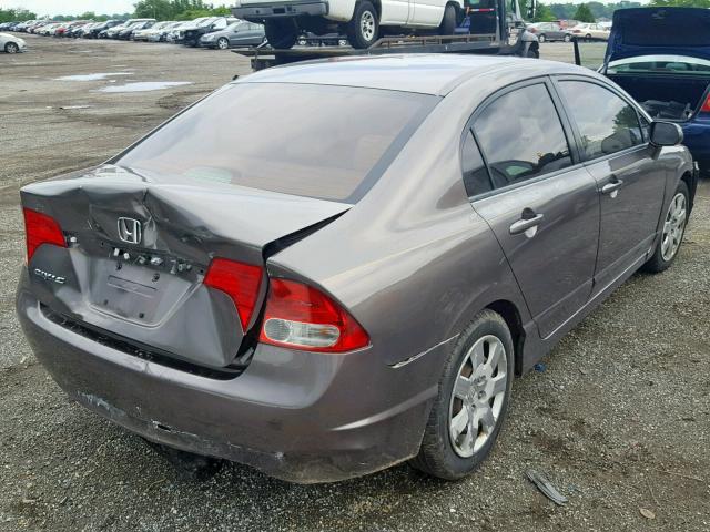 2HGFA1F51AH501896 - 2010 HONDA CIVIC LX GRAY photo 4