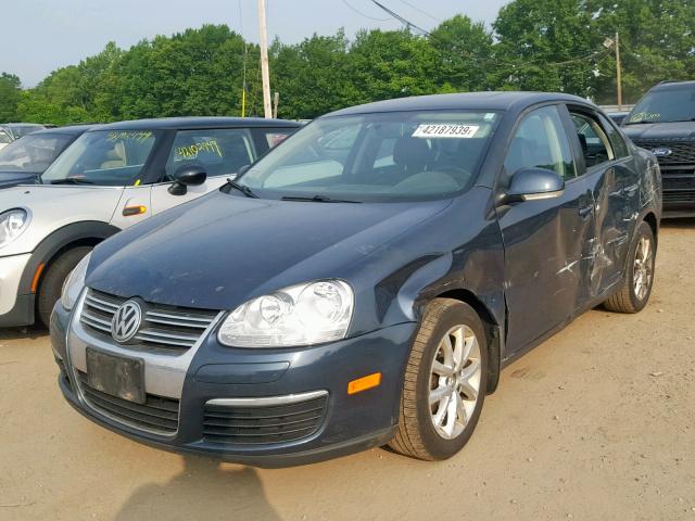 3VWRZ7AJ8AM152679 - 2010 VOLKSWAGEN JETTA SE BLUE photo 2