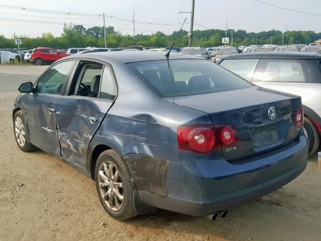 3VWRZ7AJ8AM152679 - 2010 VOLKSWAGEN JETTA SE BLUE photo 3