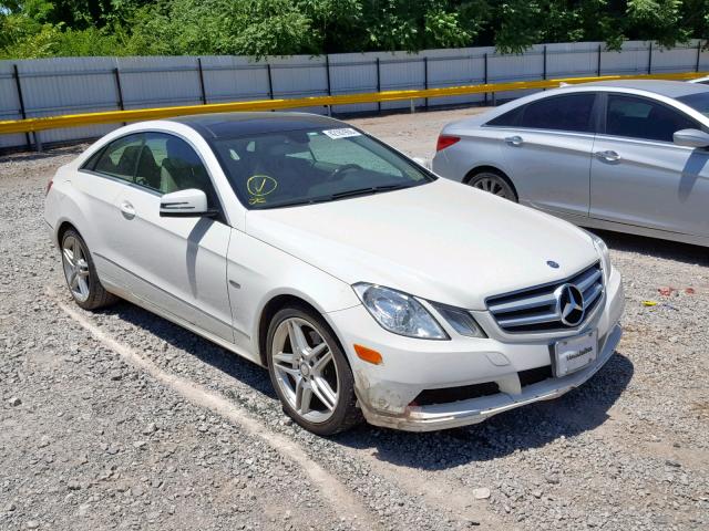 WDDKJ5KBXCF133177 - 2012 MERCEDES-BENZ E 350 WHITE photo 1