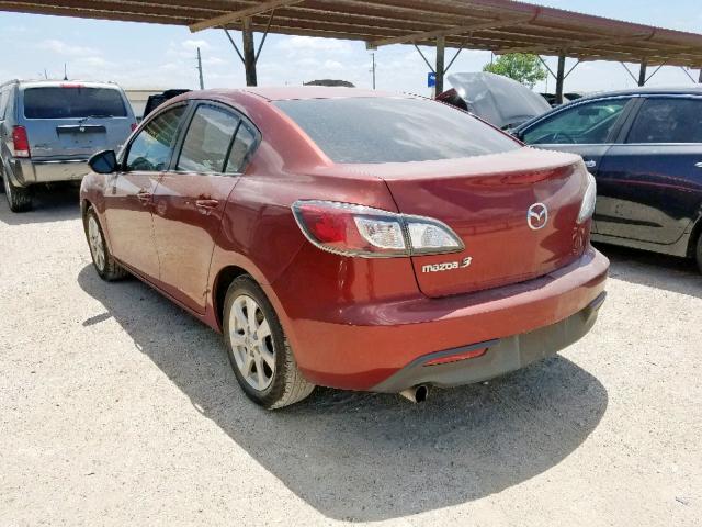 JM1BL1SF2A1140246 - 2010 MAZDA 3 I RED photo 3