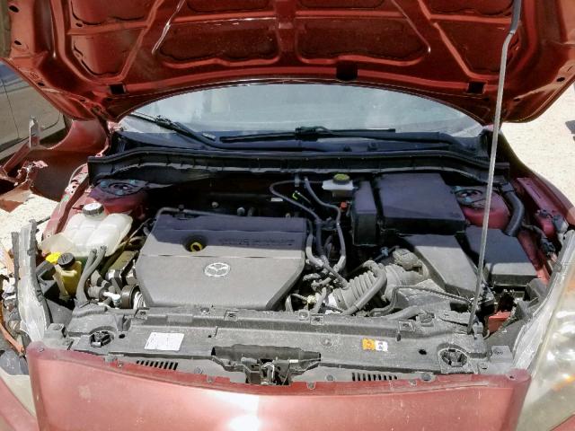 JM1BL1SF2A1140246 - 2010 MAZDA 3 I RED photo 7