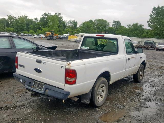 1FTYR10U28PA66702 - 2008 FORD RANGER WHITE photo 4