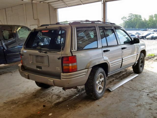 1J4GZ88Z6WC120067 - 1998 JEEP GRAND CHER GRAY photo 4