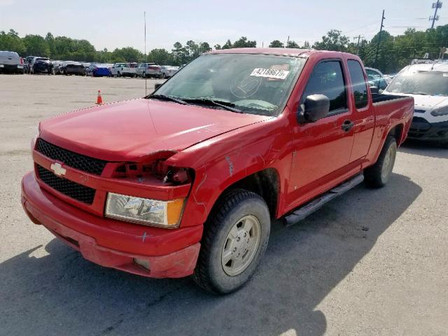 1GCCS199178243648 - 2007 CHEVROLET COLORADO RED photo 2