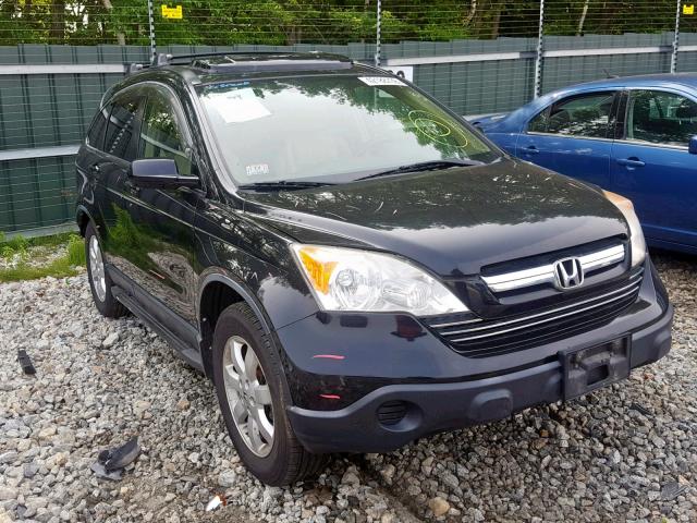 JHLRE48707C094281 - 2007 HONDA CR-V EXL BLACK photo 1