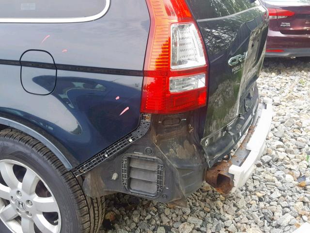 JHLRE48707C094281 - 2007 HONDA CR-V EXL BLACK photo 9