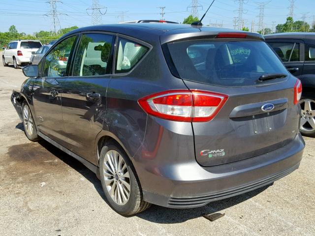 1FADP5EU1HL101179 - 2017 FORD C-MAX SE GRAY photo 3