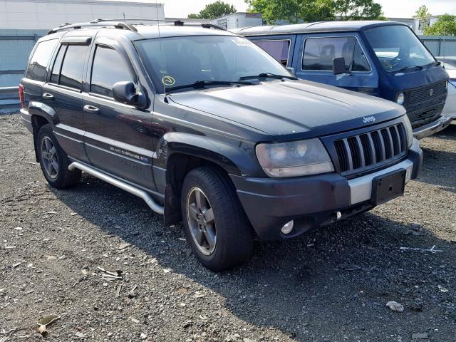 1J8GW48J44C161207 - 2004 JEEP GRAND CHER BLACK photo 1