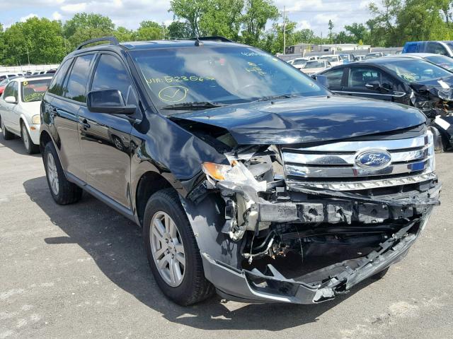 2FMDK48CX8BB23067 - 2008 FORD EDGE SEL BLACK photo 1