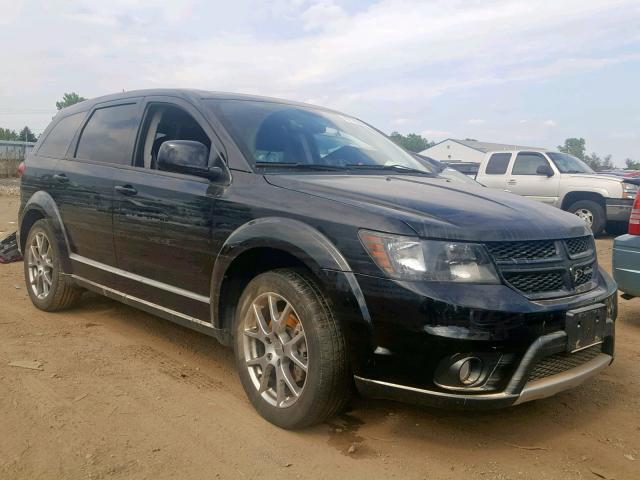 3C4PDDEGXHT703927 - 2017 DODGE JOURNEY GT BLACK photo 1