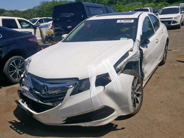 19UUB2F36HA005915 - 2017 ACURA TLX WHITE photo 2