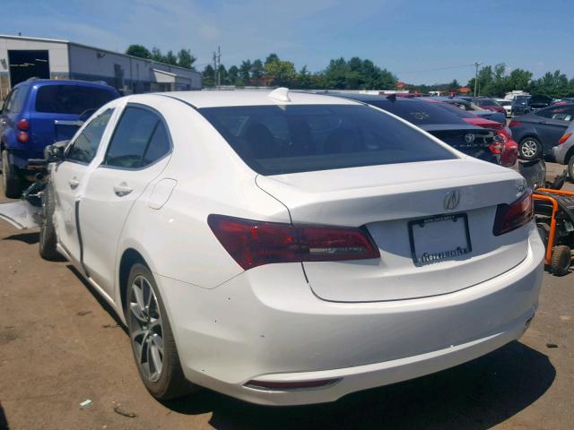 19UUB2F36HA005915 - 2017 ACURA TLX WHITE photo 3