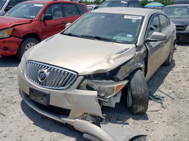 1G4GC5EC6BF332218 - 2011 BUICK LACROSSE C GOLD photo 2