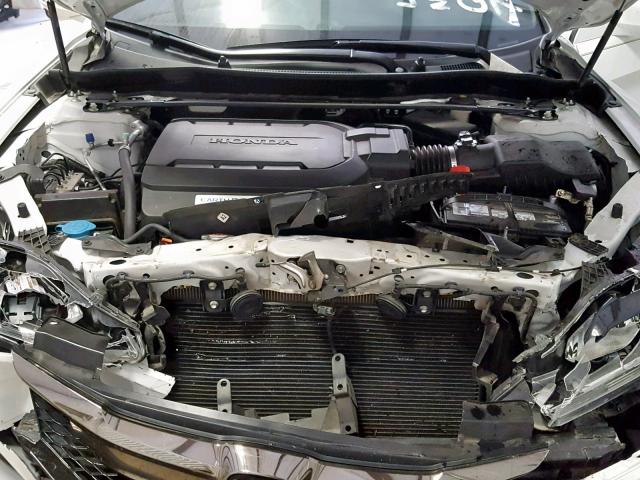 1HGCT2B81GA001618 - 2016 HONDA ACCORD EXL WHITE photo 7