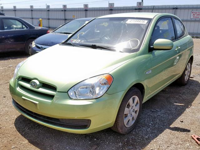 KMHCM3AC4BU188279 - 2011 HYUNDAI ACCENT GL GREEN photo 2