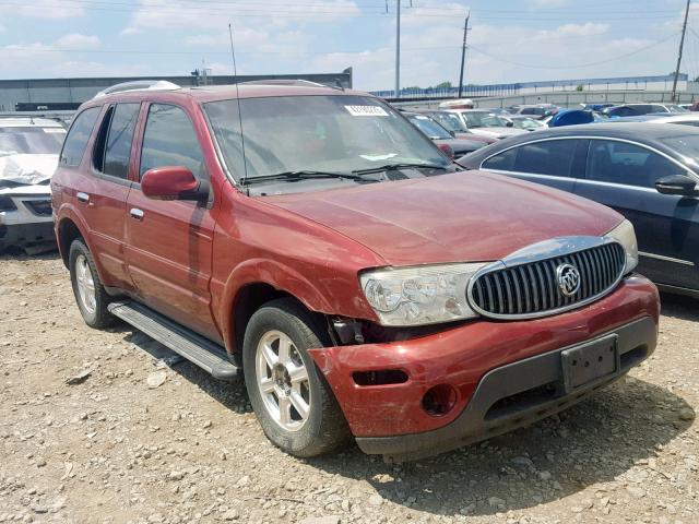 5GADT13SX72220662 - 2007 BUICK RAINIER CX BURGUNDY photo 1