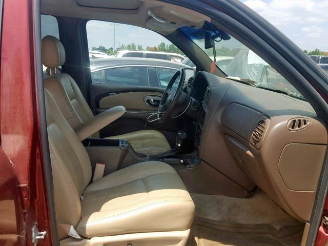 5GADT13SX72220662 - 2007 BUICK RAINIER CX BURGUNDY photo 5