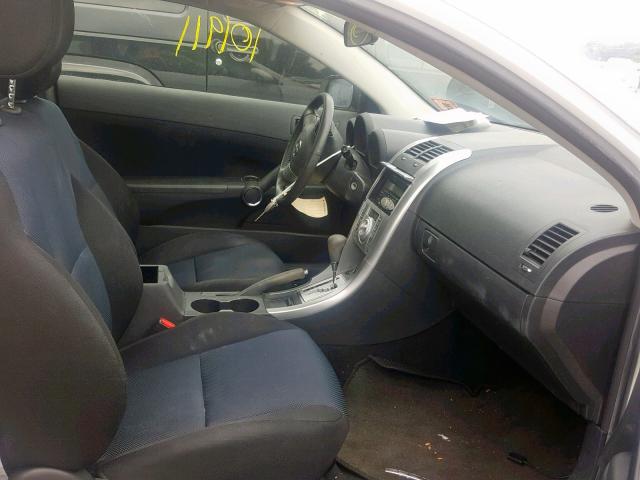 JTKDE177170174965 - 2007 TOYOTA SCION TC ვერცხლისფერი ფოტო 5