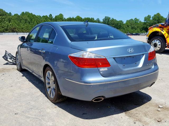 KMHGC46E69U024269 - 2009 HYUNDAI GENESIS 3. BLUE photo 3