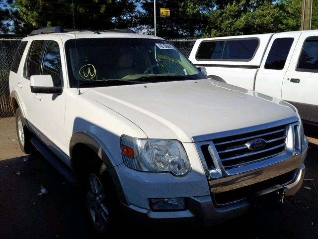 1FMEU7EE0AUA78551 - 2010 FORD EXPLORER E WHITE photo 1