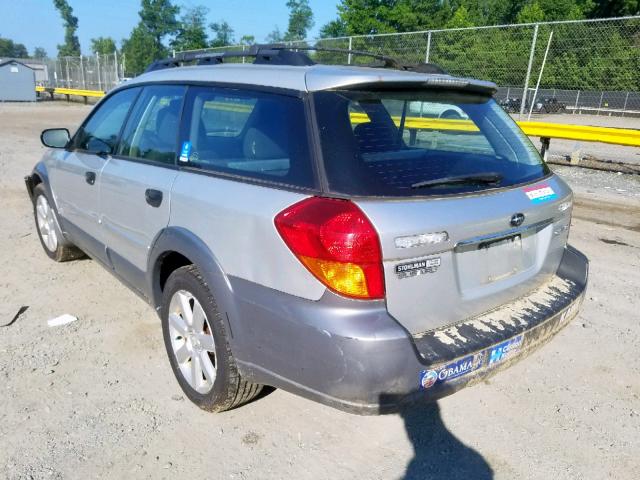 4S4BP61C366362759 - 2006 SUBARU LEGACY OUT SILVER photo 3